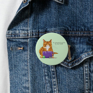 Macaron Rond 7,6 Cm Fête des pères Best Cat Papa