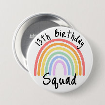 Fête, Entièrement Personnalisable, Rainbow Birthda