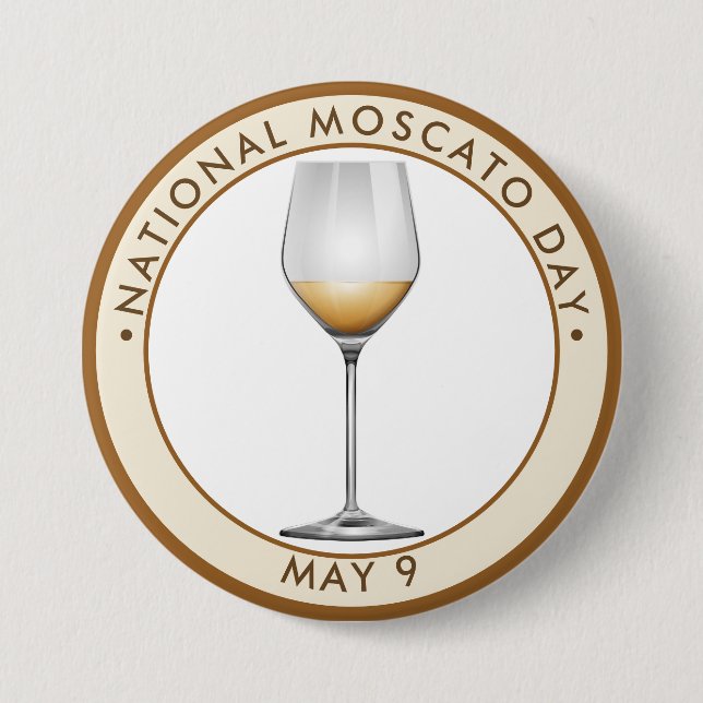 Macaron Rond 7,6 Cm Fête nationale de Moscou, blanc (Devant)