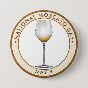 Macaron Rond 7,6 Cm Fête nationale de Moscou, blanc