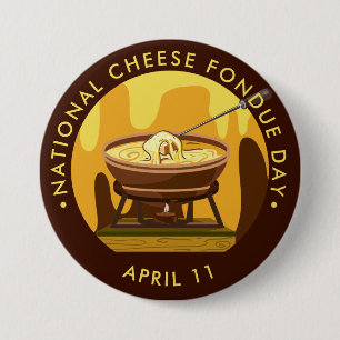 Macaron Rond 7,6 Cm Fête nationale du fromage