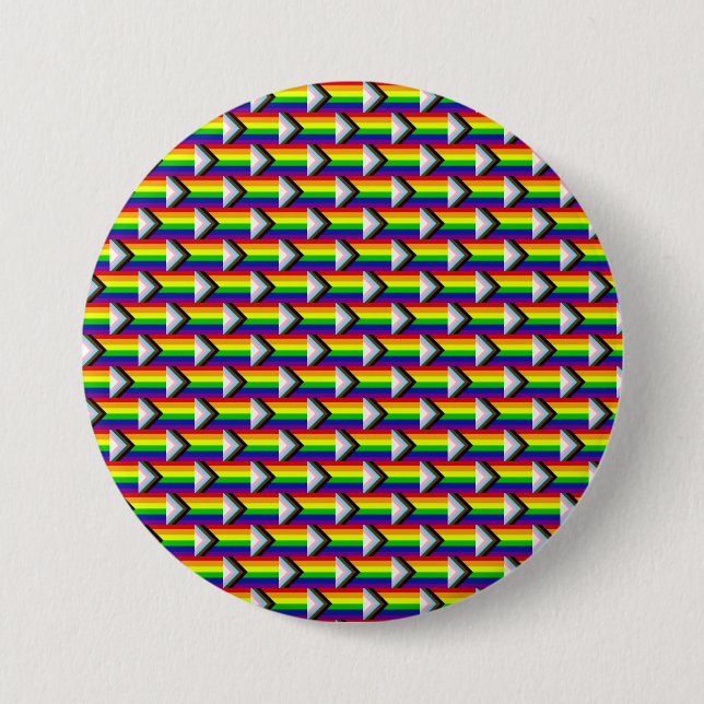 Macaron Rond 7,6 Cm Fierté LGBTQ+ (Devant)