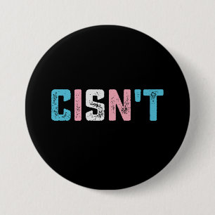 Macaron Rond 7,6 Cm Fierté transgenre Cis n'est pas LGBTQ Drapeau tran