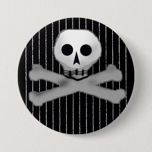 Macaron Rond 7,6 Cm filet skully