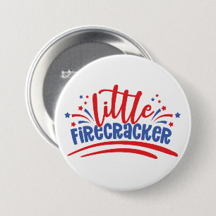 Macaron Rond 7,6 Cm Firecracker 4 juillet