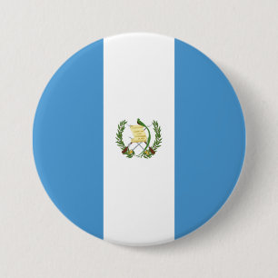 Macaron Rond 7,6 Cm Flag of Guatemala
