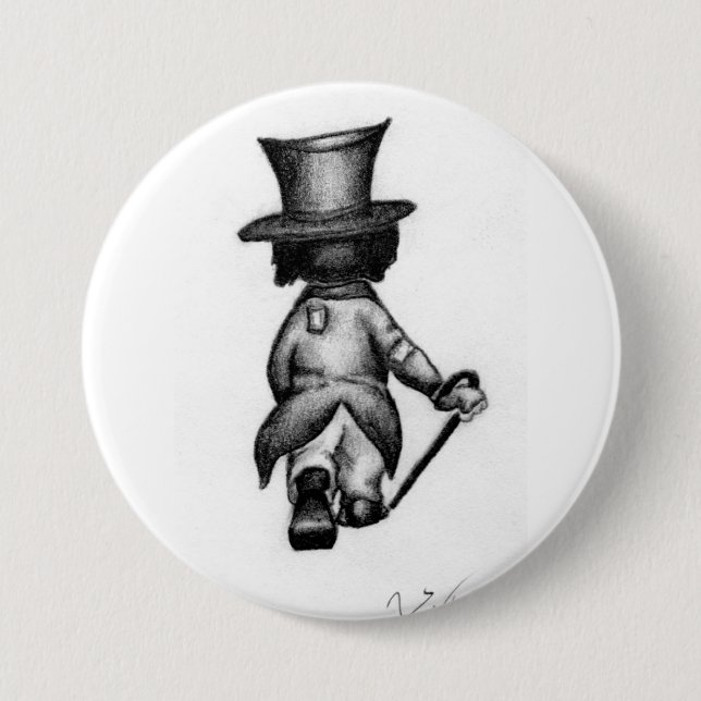 Macaron Rond 7,6 Cm Flânerie (Devant)