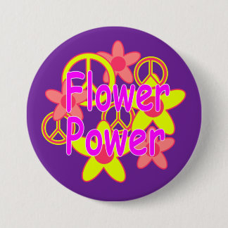 Macaron Rond 7,6 Cm Flower power