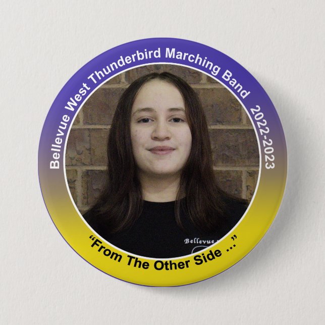 Macaron Rond 7,6 Cm Flûte Alysia 10 (Devant)