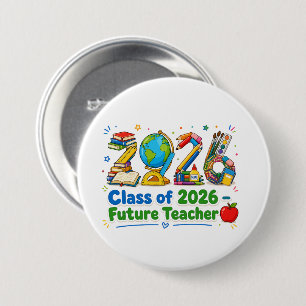 Macaron Rond 7,6 Cm Fournitures scolaires pour futur enseignant de la