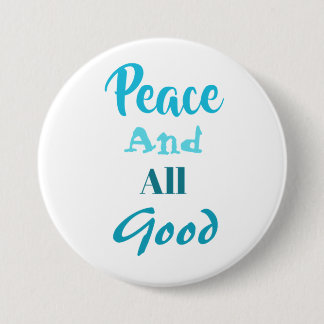 Macaron Rond 7,6 Cm Franciscan Peace and All Good Pin