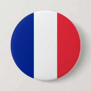 Macaron Rond 7,6 Cm French Flag (France)