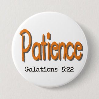 Macaron Rond 7,6 Cm Fruit de l'Esprit Saint ~ Patience ~
