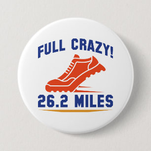 Macaron Rond 7,6 Cm Full Crazy 26,2 Miles