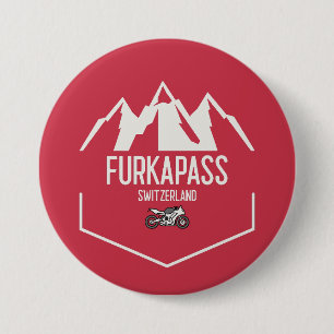 Macaron Rond 7,6 Cm Furka Pass Suisse