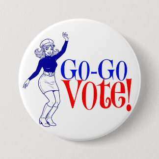 Macaron Rond 7,6 Cm G0 G0 Vote! 3" Bouton