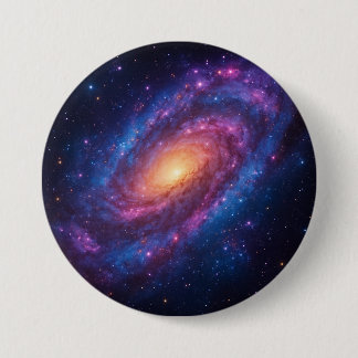 Macaron Rond 7,6 Cm Galaxie
