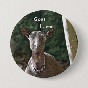 Macaron Rond 7,6 Cm Goat Lover