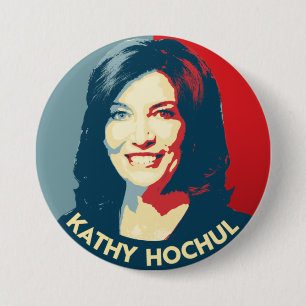 MACARON ROND 7,6 CM GOVERNOR KATHY HOCHUL