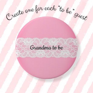 Macaron Rond 7,6 Cm Grand-mère