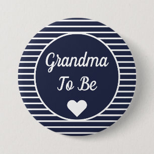 Macaron Rond 7,6 Cm Grand-mère à être Baby shower