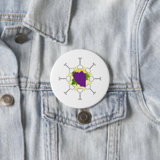 Macaron Rond 7,6 Cm Grands, 3 s'avancent petit à petit autour du