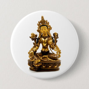 Macaron Rond 7,6 Cm Green Tara
