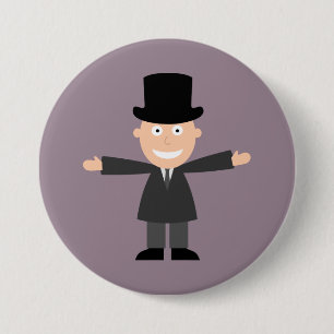 Macaron Rond 7,6 Cm Groom