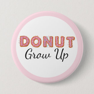 Macaron Rond 7,6 Cm Grossissement de beigne rose glacé bébé premier an