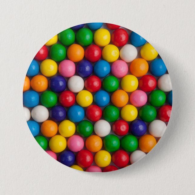Macaron Rond 7,6 Cm Gumballs (Devant)