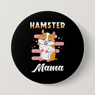 Macaron Rond 7,6 Cm Hamster Mama