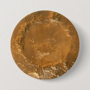 Macaron Rond 7,6 Cm Happy Face Crater - officiellement "Galle Crater"