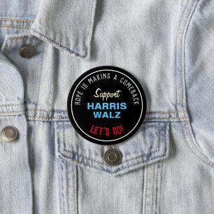 Macaron Rond 7,6 Cm HARRIS WALZ Hope Fait Son Retour