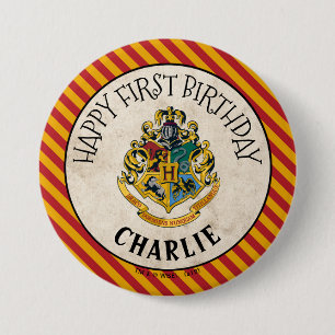 Macaron Rond 7,6 Cm Harry Potter   Anniversaire de Hogwarts