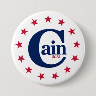 Macaron Rond 7,6 Cm Herman Caïn pour le président 2012 3" bouton de