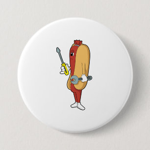 Macaron Rond 7,6 Cm Hotdog en mécanique avec outil