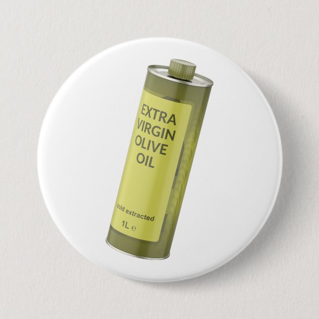 Macaron Rond 7,6 Cm Huile d'olive extra vierge dans une bouteille rond (Devant)