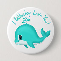 I amour de Whaley vous ! Baleine de Teal de bande