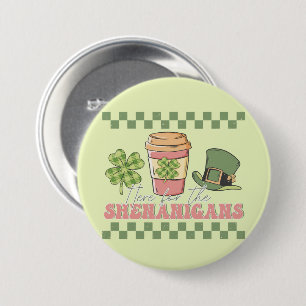 Macaron Rond 7,6 Cm Ici Pour Les Shenanigans - Café En Clover