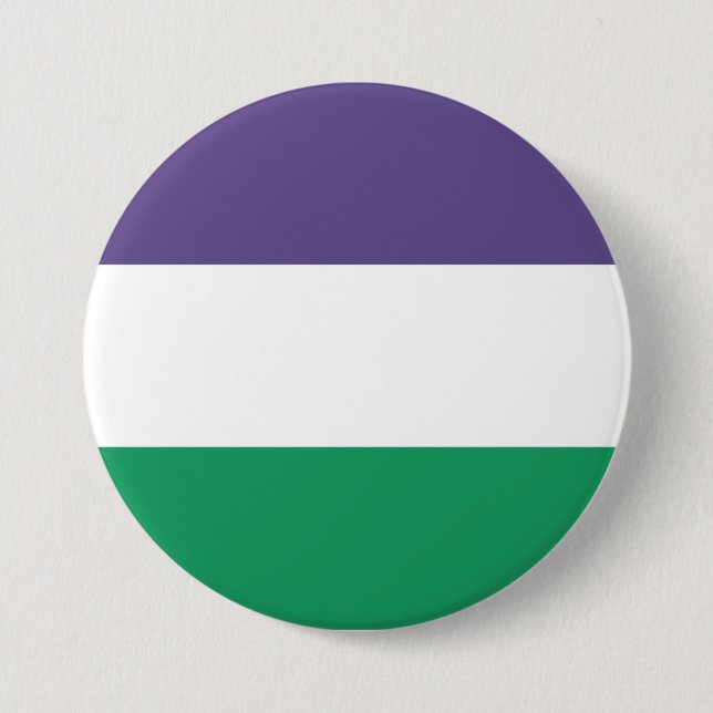 Macaron Rond 7,6 Cm Indicateur Suffragette (Devant)