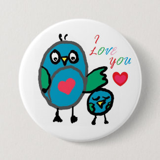 Macaron Rond 7,6 Cm insigne mignon de bouton