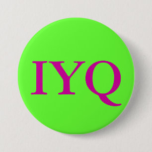 Macaron Rond 7,6 Cm IYQ - Je vous aime vous boutonner