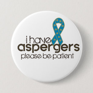 Macaron Rond 7,6 Cm J'ai Aspergers
