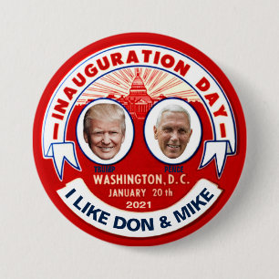 Macaron Rond 7,6 Cm J'aime Don & Mike