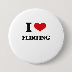 Macaron Rond 7,6 Cm j'AIME flirter