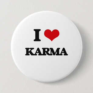 Macaron Rond 7,6 Cm J'aime le karma