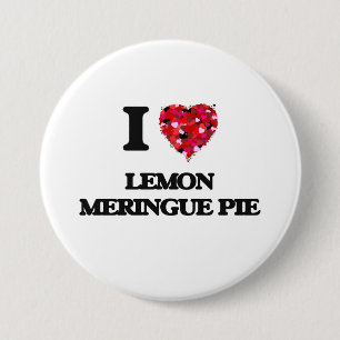 Macaron Rond 7,6 Cm J'aime le tarte de meringue de citron