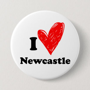 Macaron Rond 7,6 Cm J'Aime Newcastle