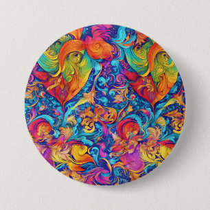 Macaron Rond 7,6 Cm Jardin d'été
