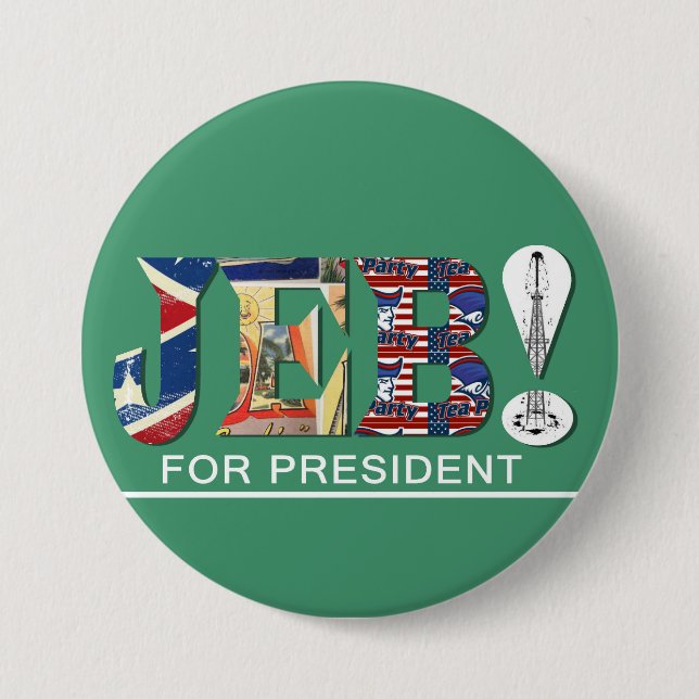 MACARON ROND 7,6 CM JEB ! (Devant)